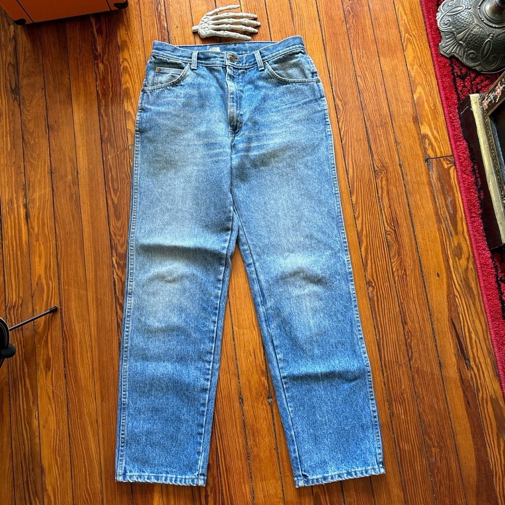 💀 SOLD 💀 Vintage 80s Calvin Klein Denim Jeans Made in USA ~ Size 30 x 30.5 - Picture 4 of 8
